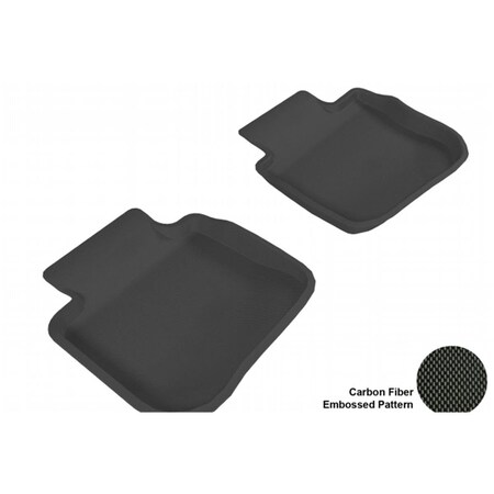 3D Maxpider SUBARU LEGACY/OUTBACK 2010-2014 KAGU BLACK R2 Floor Mat L1SB00421509
